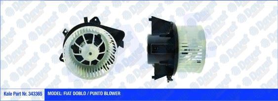 KALE 343365 Kalorifer Motoru Fiat Doblo / Punto (12v)